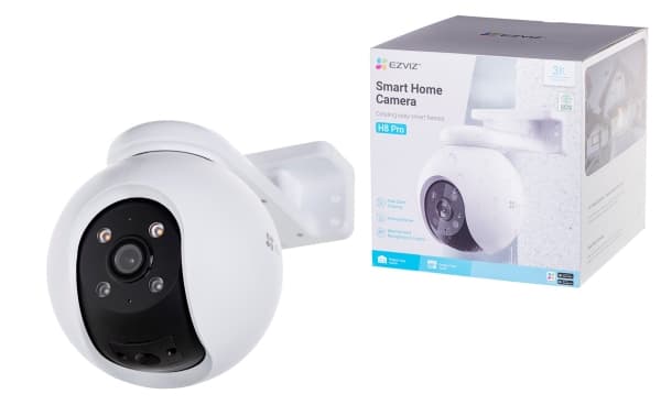 EZVIZ H8 Pro 3K, IP-turvakamera, Sisätila ja ulkotila, Langallinen & langaton, Seinä/Tolppa, Musta, Valkoinen, Pallomainen
