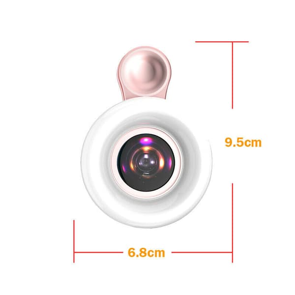 Mobiltelefon fylde lys makro linse 15X 50 LED'er 3 lysstyrke