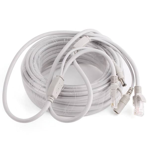Förlängningssladd 30M ström och ethernet, 12V
