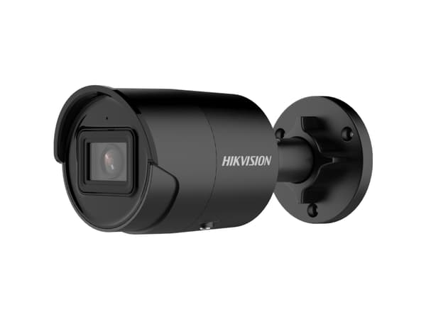 Hikvision Pro Series with AcuSense DS-2CD2046G2-IU - Nätverksövervakningskamera - kula - dammtät/vattentät - färg (Dag&Natt) - 4 MP - 2688 x 1520 - M Svart