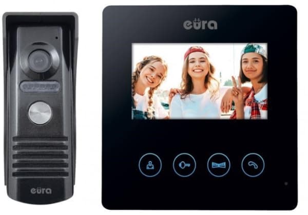 Eura Video intercom EURA VDP-52A3 "ATIRA" svart