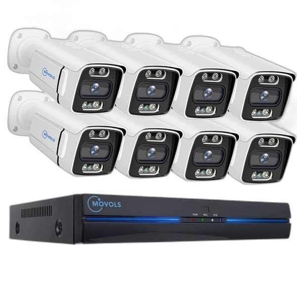 8CH 5MP 8MP POE Turvallisuuskamerajärjestelmä - Kahdensuuntainen Ääni, H.265 P2P Videonvalvontasetti 8CH 5MP With 8 Cam