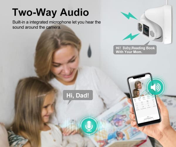 4K 8MP Sikkerhedskamerasystem - 8CH POE NVR AI Ansigtsdetektion To-vejs Audio Farve Nat Videoovervågning Sæt