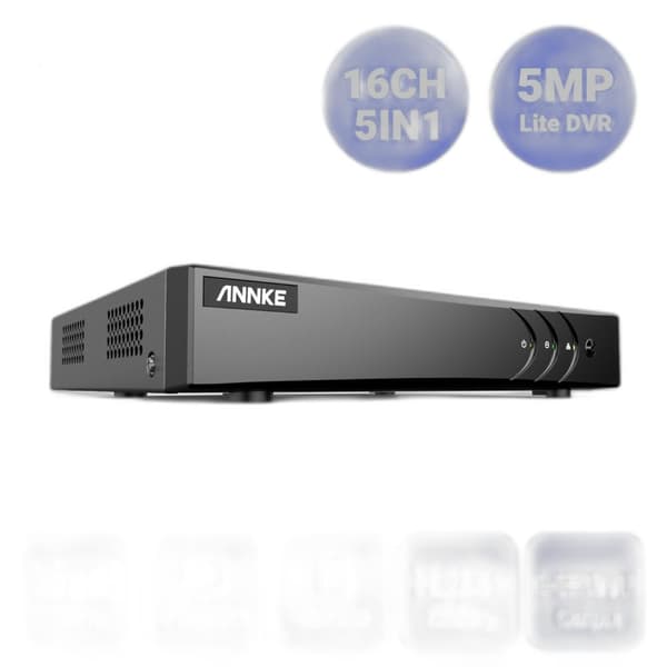 5MP Lite HD 16CH Videobevakning DVR - H.265+ 5IN1 PIR Rörelsedetektering