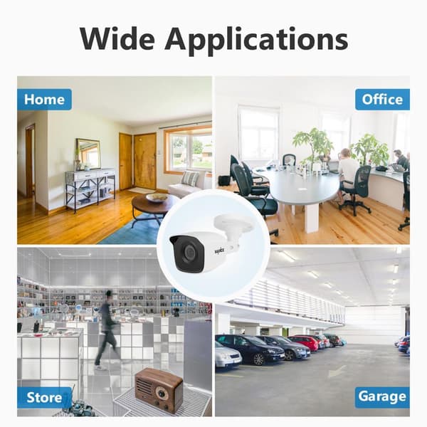 8CH 1080P Lite DVR CCTV-system - 4/8stk FD 2MP Kameraer IR IP66 Sæt Bevægelsesdetektion