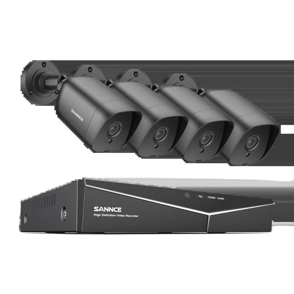 8CH 1080P Lite DVR CCTV-system - 4/8st FD 2MP kameror IR IP66 Kit Rörelsedetektering