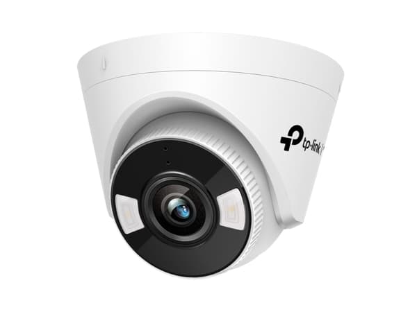 TP-Link VIGI C430, IP-sikkerhetskamera, Inne & Ute, Koblet med ledninger (ikke trådløs), Tak, Sort, Hvit, Tårn Sort, Hvit