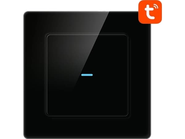 Avatto WiFi Touch Light Switch Avatto N-TS10-B1 Single TUYA (svart)