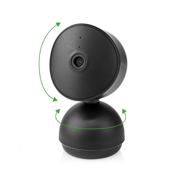 Nedis SmartLife Inomhus Kamera | Wi-Fi | Full HD 1080p | Panorera lutning | microSD (ingår inte) / Molnlagring (tillval) / Onvif | Med rörelsesensor |