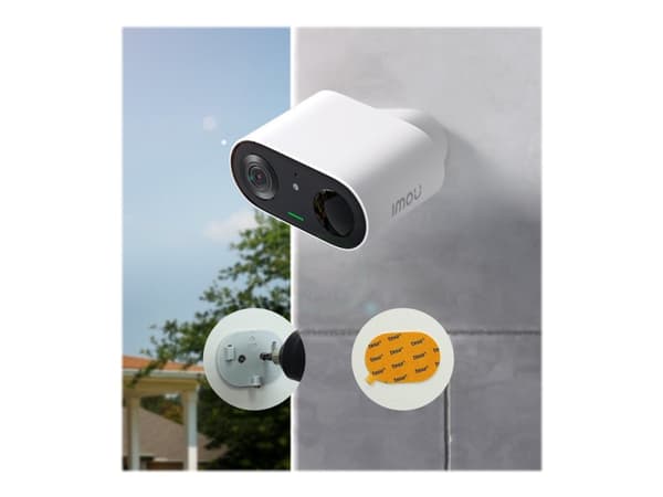 Imou Cell Go IPC-B32P-V2 - Nätverksövervakningskamera - utomhusbruk - väderbeständig - färg (Dag&Natt) - 3 MP - 2304 x 1296 - 2K - fast lins - ljud -
