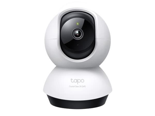 TP-Link Tapo C220, IP-sikkerhetskamera, Innendørs, Trådløs, Bord, Hvit, Sort, Sfærisk Hvit, Sort
