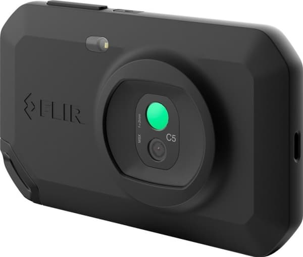 FLIR C-5, -20 - 400 °C, 160 x 120 pikseliä, 54°, 42°, 8 - 14 µm, Mustavalkoinen, Ironbow musta