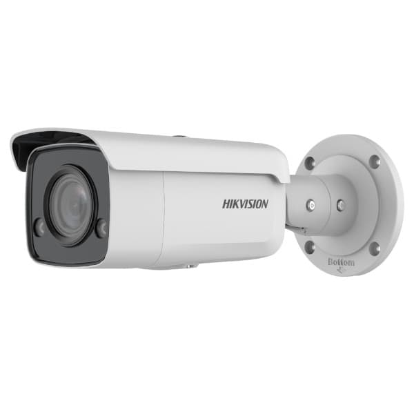 Hikvision Pro Series(EasyIP) DS-2CD2T87G2-L - Verkkoturvakamera - bullet - väri (päivä/yö) - 8 MP - 3840 x 2160 - kiinteä iiris - kiinteä polttoväli Valkoinen