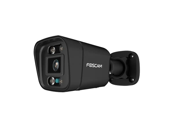 Foscam V5EP, IP-sikkerhetskamera, Utendørs, Koblet med ledninger (ikke trådløs), Amazon Alexa & Google Assistant, 4500 K, FCC, CE, UKCA, ERP