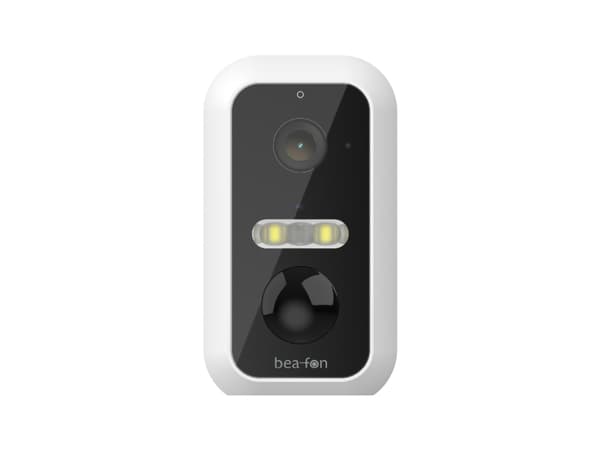 Beafon Safer 3L, IP-turvakamera, Ulkona, Langaton, Amazon Alexa & Google Assistant, Seinä, Musta, Valkoinen musta, Valkoinen