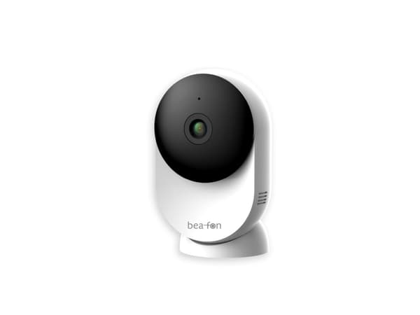 Beafon Flexy 2F, IP-sikkerhetskamera, Innendørs, Ledning & Trådløs, Amazon Alexa & Google Assistant, Bord, Sort, Hvit