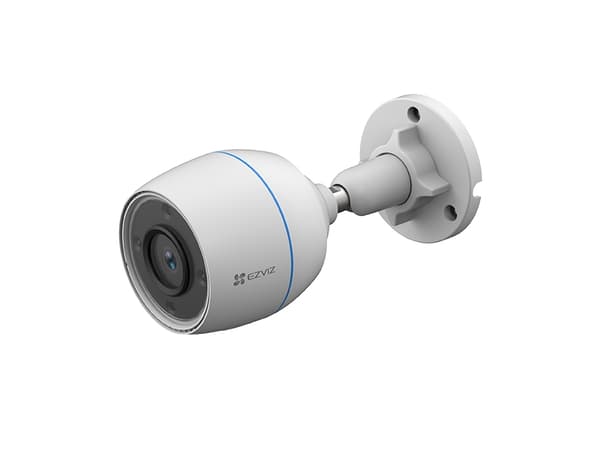 EZVIZ H3c, IP-sikkerhetskamera, Utendørs, Ledning & Trådløs, Amazon Alexa & Google Assistant, Vegg, Hvit Hvit