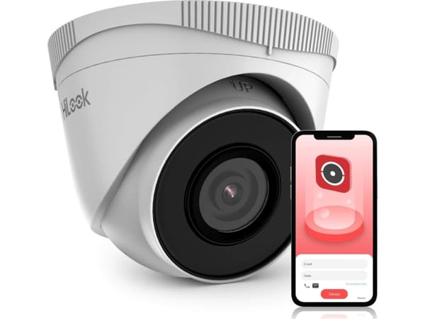 HiLook IP-kamera HiLook IP-kamera fra Hikvision dome 2MP IPCAM-T2 2,8 mm
