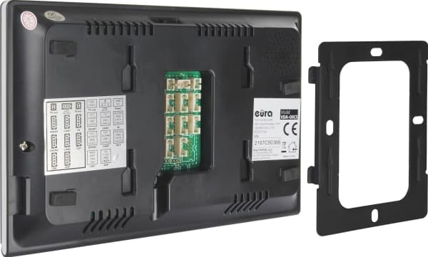 Eura Video intercom EURA VDP-97C5 - hvit, touch, LCD 7'', AHD, WiFi, bildeminne, SD 128GB