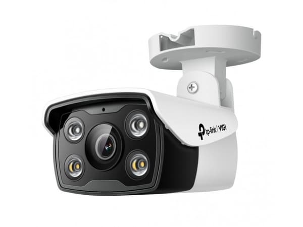 TP-Link VIGI C340I 2.8MM, IP-sikkerhetskamera, Utendørs, Koblet med ledninger (ikke trådløs), Tak/vegg/stang, Sort, Hvit, Kule (form)