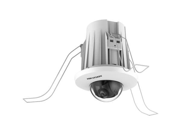 Hikvision Pro Series EasyIP 2.0 Plus with AcuSense DS-2CD2E43G2-U - Nätverksövervakningskamera - kupol - färg - 4 MP - 2688 x 1520 - M12-montering -