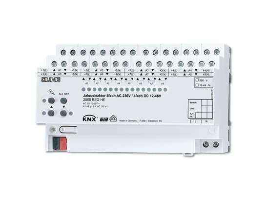 JUNG 2508 REGHE, Hvit, 110/240 V, 50/60 Hz