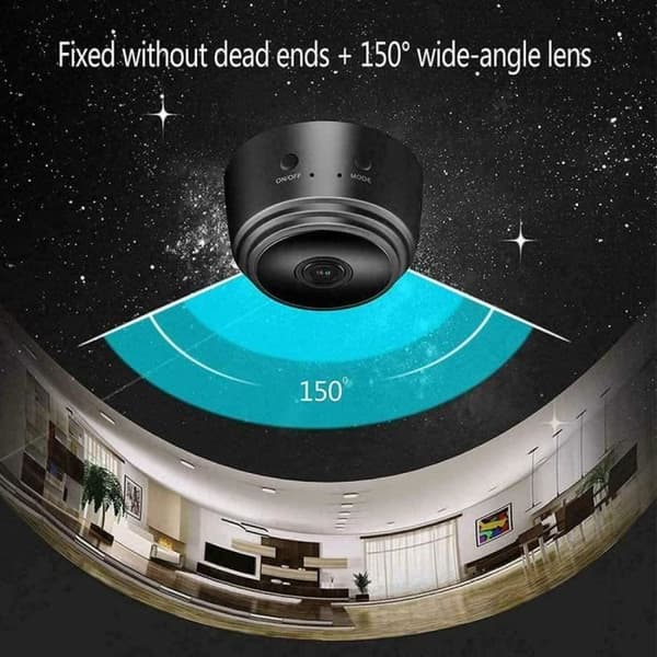 Mini spionkamera - HD 1080P - Bärbar - WiFi - Night Vision - Svart