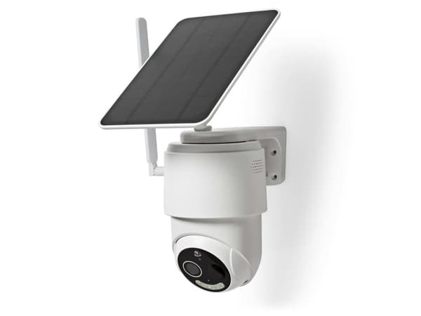 Nedis SIMCBO50WT, IP-säkerhetskamera, Utomhus, Trådlös, 24 dB, Tak, Vit