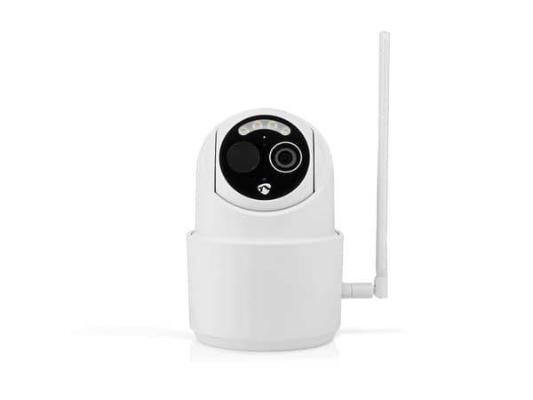 Nedis SIMCBO50WT, IP-säkerhetskamera, Utomhus, Trådlös, 24 dB, Tak, Vit