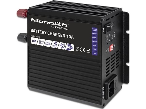 Qoltec Monolith - Batterilader - AC 180-260 V