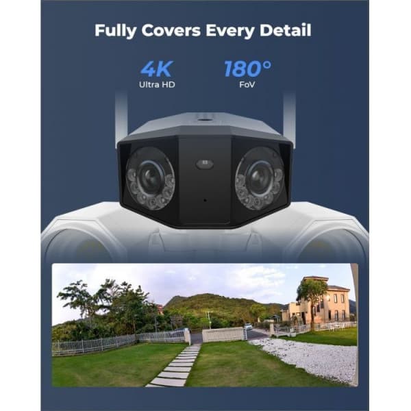 Reolink Duo Floodlight WiFi -valvontakamera LED-kohdevaloilla