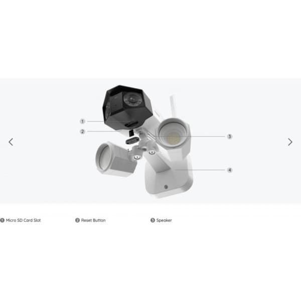 Reolink Duo Floodlight WiFi -valvontakamera LED-kohdevaloilla