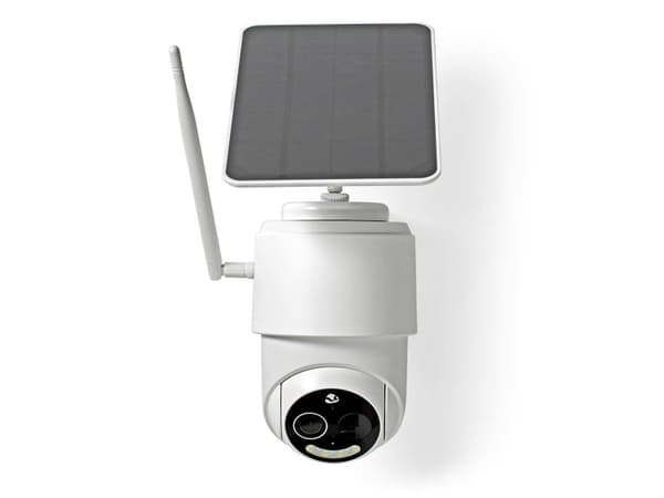 Nedis SmartLife - Nätverksövervakningskamera - färg (Dag&Natt) - trådlös - Wi-Fi Vit