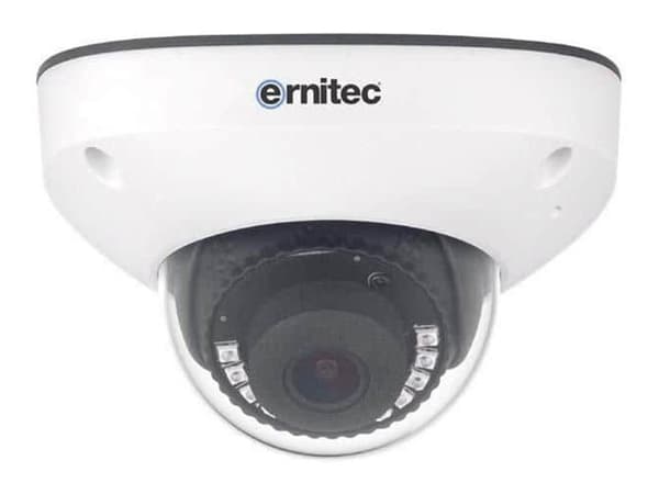 Ernitec 0070-08011, IP-säkerhetskamera, Kabel, CE/FCC, Tak, Svart, Vit, Glödlampa Svart, Vit