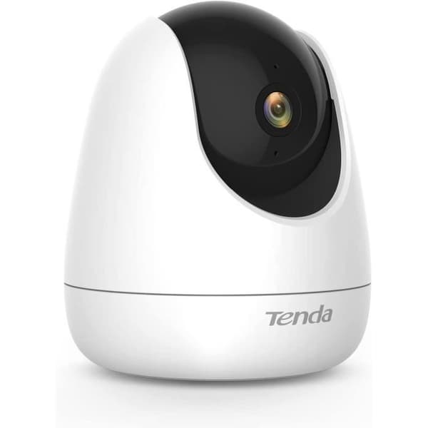 TENDA Super HD 4MP IP-kamera, dubbelriktat ljud, rörelsespårning, infraröd nattseende, övervakningskamera. CP7
