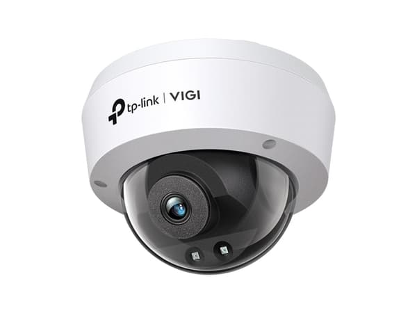 TP-Link VIGI C240I (4mm), IP-sikkerhetskamera, Inne & Ute, Koblet med ledninger (ikke trådløs), CE, BSMI, VCCI, ONVIF, Tak/Vegg, Sort, Hvit