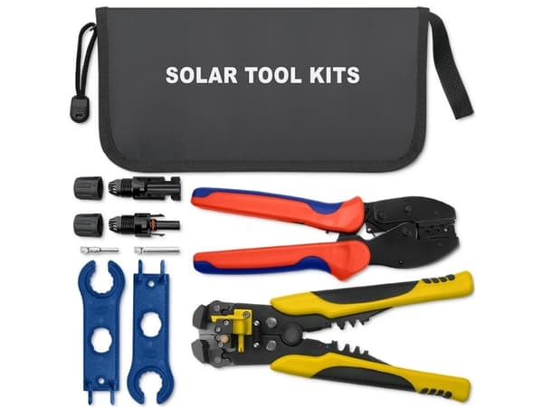 Qoltec - Tool kit - MC4-kontaktkompatibel, avbitartång, automatisk ledningsavskalar
