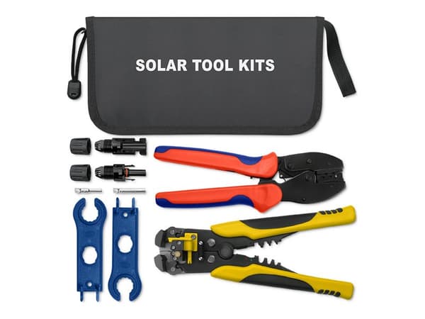 Qoltec - Tool kit - MC4-kontaktkompatibel, avbitartång, automatisk ledningsavskalar