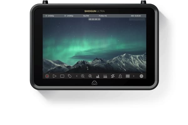 Atomos Shogun Ultra, 17,8 cm (7"), 1920 x 1200 piksler, IPS, Kapasitiv, 325 ppi, 16:10 Sort