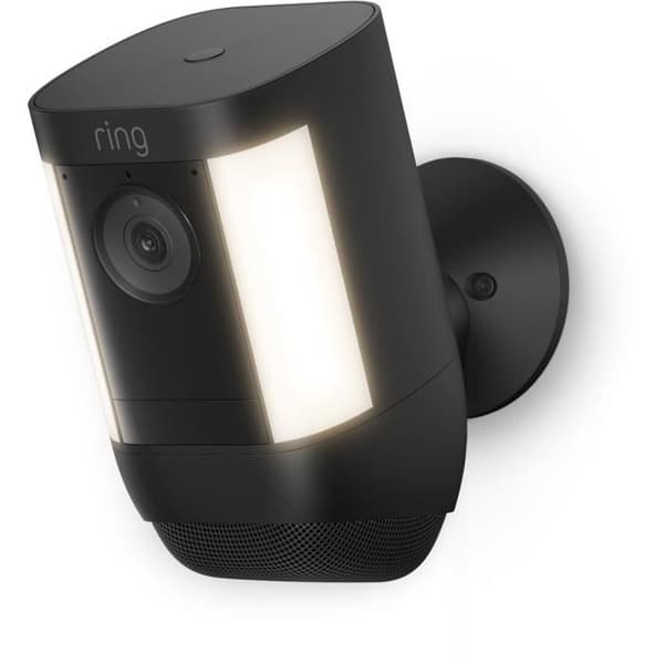 Övervakningskamera - RING - Spotlight Pro Batteri - Svart - Nattvision - HD 1080p - Trådlös Svart