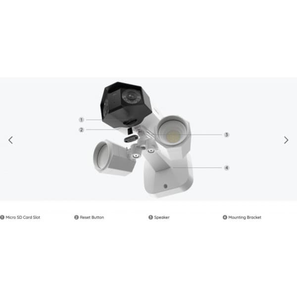 Reolink Duo Floodlight PoE -valvontakamera LED-kohdevaloilla