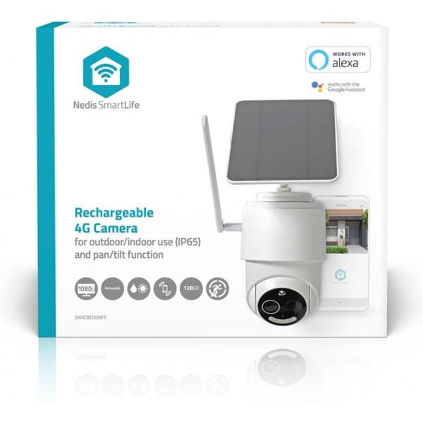 Nedis SmartLife SIMCBO50WT overvågningskamera, til udendørs brug