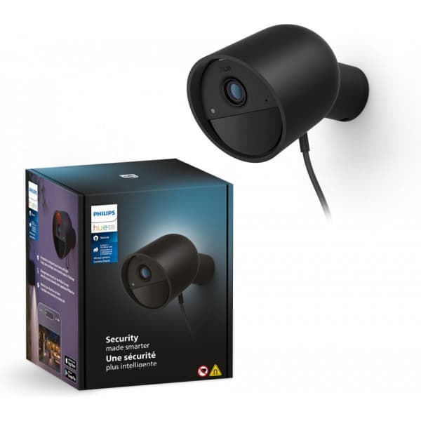 Philips Hue Secure valvontakamera, langallinen, musta, 1 kpl