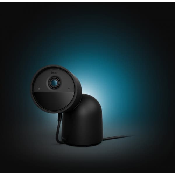 Philips Hue Secure overvågningskamera, trådbunden, bordstativ, sort, 1 stk.