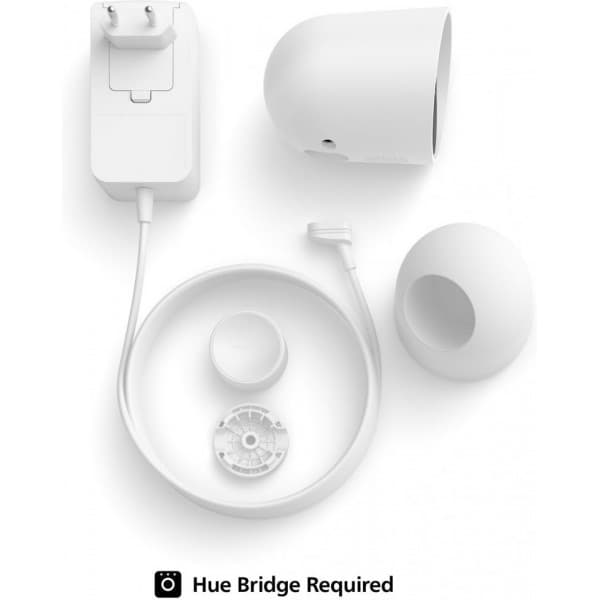 Philips Hue Secure overvågningskamera, trådbunden, bordstativ, hvid, 1 stk.
