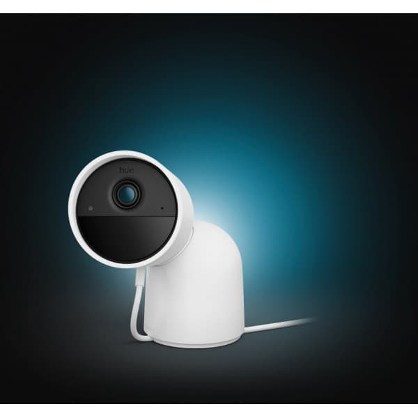 Philips Hue Secure overvågningskamera, trådbunden, bordstativ, hvid, 1 stk.