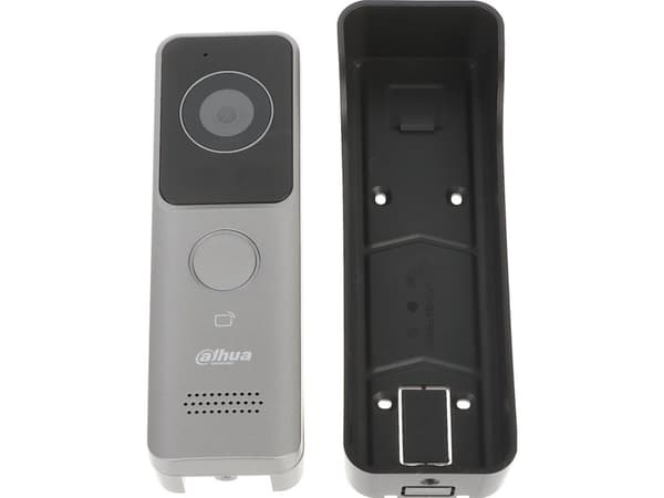 Dahua Technology VTO2311R-WP, H.264, H.265, vaaleanharmaa, IP65, akryylinitriilibutadieenistyreeni, polykarbonaatti (PC), kosketus, pystysuora Vaaleanharmaa