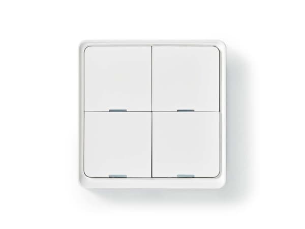Nedis ZBWS40WT, Painikkeet, Valkoinen, Muovi, Vihreä, 2400 - 2483 MHz, Seinä