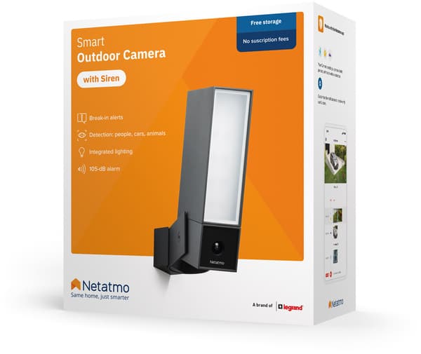 Netatmo Smart surveillance camera with Siren