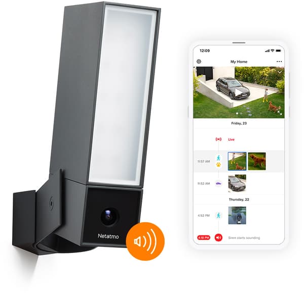 Netatmo Smart surveillance camera with Siren
